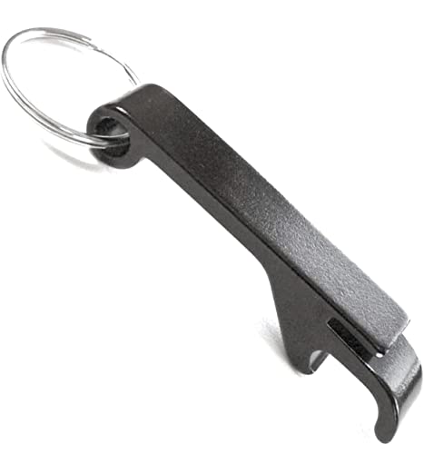 Portachiavi con apribottiglie nero