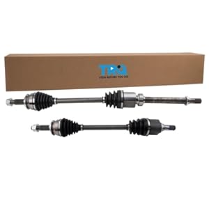TRQ Front CV Axle Shaft Assembly Set Driver & Passenger Side Compatible with 2020-2023 Nissan Sentra
