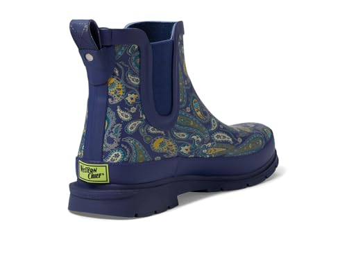 Image of Western Chief Women's Waterproof Pull-On Chelsea Rain Boot with Fun Prints | Ladies slip-on ankle boots with rubber sole, cushioned EVA insole, built for wet days and styled for any occasion