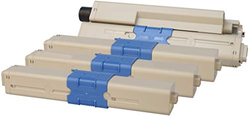 TONER EXPERTE® C301 C321 MC332 MC342 4 Toner compatibili per Oki C301dn C321dn MC332dn MC342dn MC342dnw MC342dw MC342w | 44973536 2200 pagine 44973535 44973534 44973533 1500 pagine