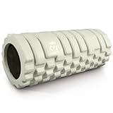 321 STRONG Foam Roller - Extra Firm High Density Deep Tissue Massager with Spinal Channel, for Muscle Massage and Myofascial Trigger Point Release, with 4K eBook - Alien