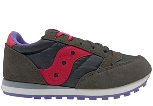 Saucony Zapatillas de mujer Jazz SK167437 Zapatillas bajas Casual Deportivas Ligeras, antracita, 38 EU