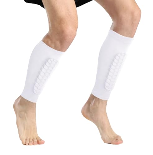 2 Pack Soccer Shin Guards Soccer Adult, Soccer Shin Guards for Kids Soccer Shin Pad with Honeycomb...