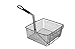 Cestello per friggitrice professionale marca Fagor in ferro cromato misure 255x285x120  mm