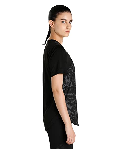 Image of Puma Run Graphic AOP SS Polyester Regular Fit Womens T-Shirt