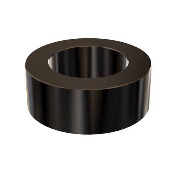 Aluminum Spacer Black 1/2" OD x 5/16" ID x Choose Your Length, Round Spacer Unthreaded Standoff Bushing Plain Finish, Fits Screws Bolts 5/16" or M8 by