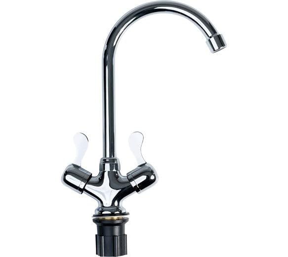 Quattro Value Line Commercial Sink Mixer Tap. Ideal for All Commercial Or Catering Sinks. Easy Install. One Year Warranty.