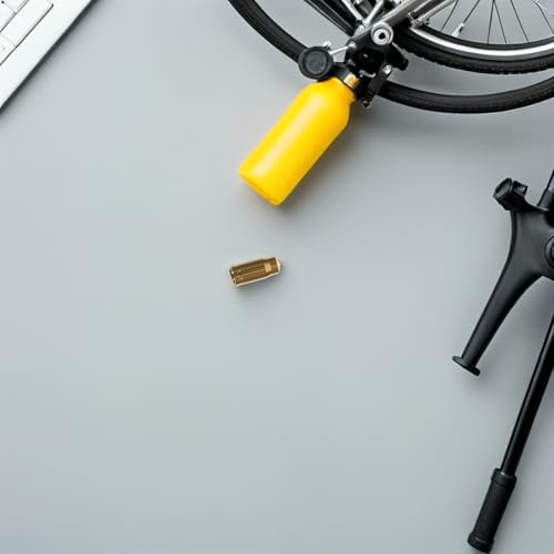Tapas para válvula francesa de titanio para bicicletas y automóviles, tapas metálicas anti-polvo para válvulas de neumáticos, par dorado para ciclismo de montaña y carretera, uso al aire libre miniatura 6