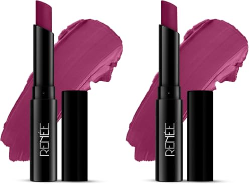 Image of RENEE Very Matte Lipstick - Wine Whisper, Intense Color Pay Off, Full Coverage, Long Lasting & Weightless, Easy Glide Formula With Velvety Finish, Suitable for All Occasion, Ideal For Gifting