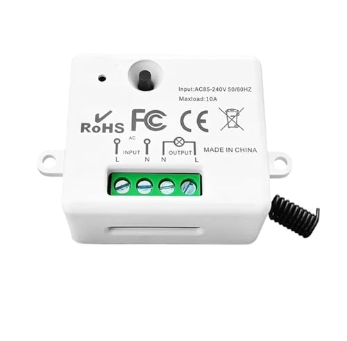 Interrupteur à télécommande 220V 10A mini module relais pour éclairage