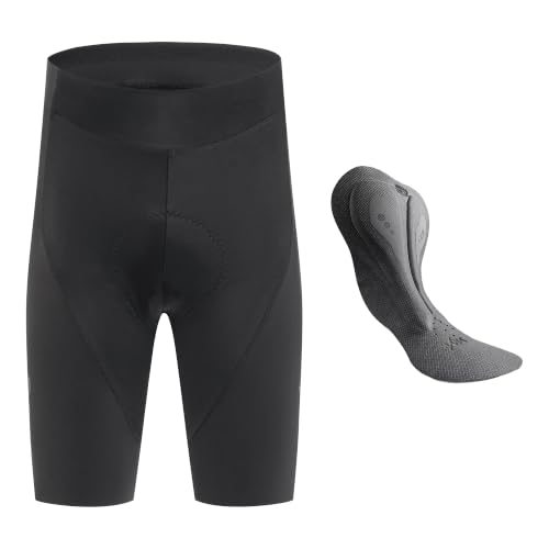 Image of YKYWBIKE Cycling Bibs Men,Elastic Interface Padded Cycling Bib Shorts,Breathable Biking Bib Short Men
