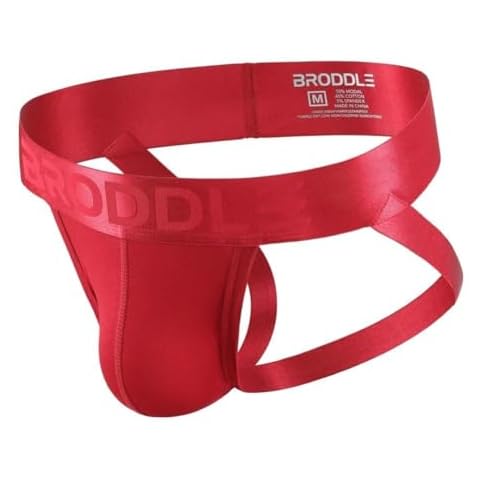 BRODDLE Men's Athletic Support Jockstrap Red Cover