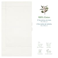 Hammetex Handtuch Set 6 teilig, 2 Badetücher 70x140 + 4 Handtücher 50x100 – Ansicht 4