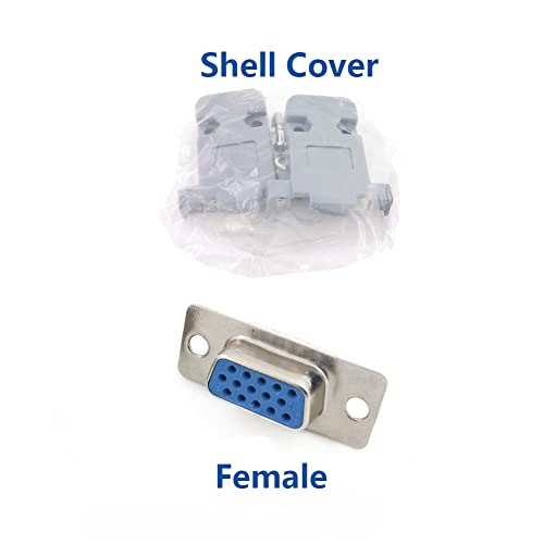 Kit conector VGA hembra 10 piezas tipo soldadura miniatura 6