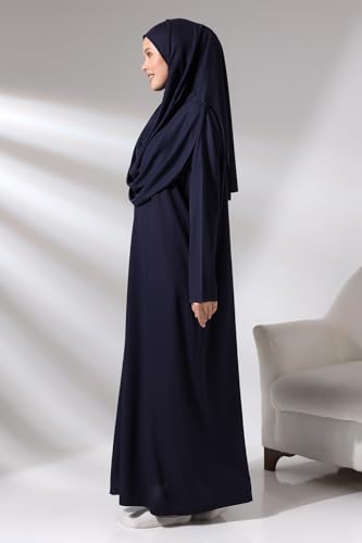 Image of ihvan online Muslim Dresses for Women, One-Piece Prayer Dress & Prayer Rug & Beads, Islamic Gift Set for Eid Ramadan