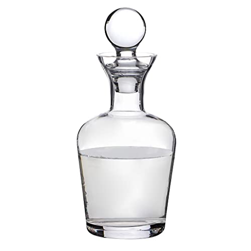 Water Jug Pitcher Glass Carafe Jar Decanter with Stopper Wedding Anniversary Glassware Gift (31oz / 900ml)