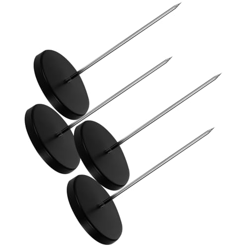 KALLORY 4-Piece Paper Menu Holder Set Desk Ticket Rack Stainless Steel Office Memo Holder Check Restaurant Supplies