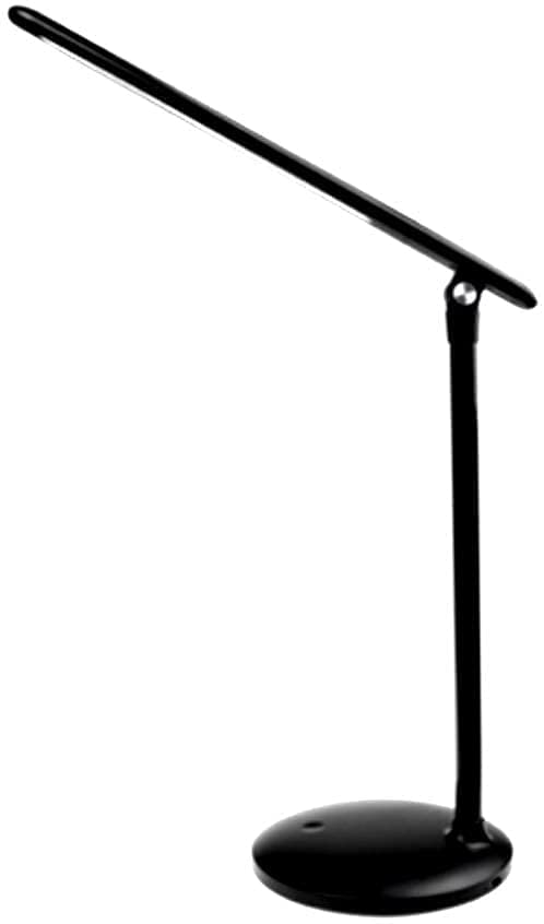 Lampara Mesita Noche Lectura Lámpara De Escritorio USB Recargable, Lámpara De Mesa Plegable Regulable, Dormitorio De Estudiantes Universitarios De Secundaria Estudio Oficina Luz Nocturna(Black)