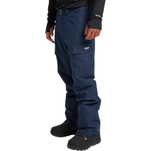 Burton Calça cargo masculina padrão ajuste regular, azul, pequena