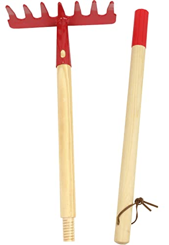 Click N' Play Kids Shovel And Rake Set | 4 Piece Kids Garden, Yard And Lawn Tools Set | Toddler Rake For Leaves | Perfect Outdoor Toys For Toddlers And Kids Ages 3-8 #TOP2