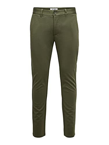 Only & Sons hosen herren Chino Slim Fit Baumwolle