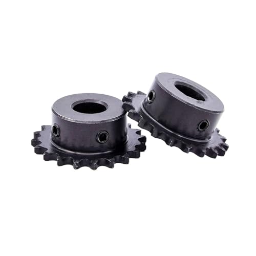 Bevel Gear Pinion Hardware Mechanical 1Pcs 04C Chain Gear 45# Steel 12Teeth - 35Teeth Industrial Sprocket Whee Motor Chain Drive Sprocketl 10mm Bore(04C 20T)