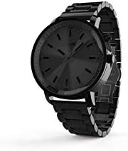 Synq Time Hybrid Analogic Special Edition Smart Watch with Metal Bracelet, Black