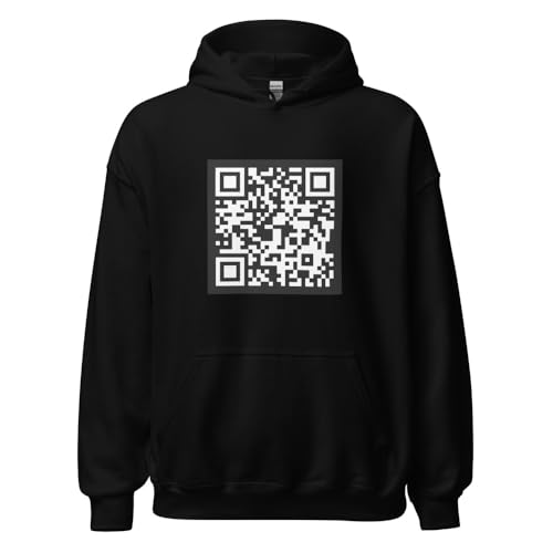 NG Fuck You Funny Scannable QR Code Unisex QRCode Hoodie
