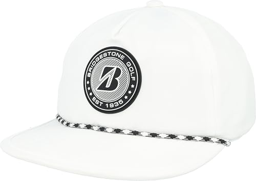 Gorra Bridgestone Smash Crushable Blanca Ajustable 2024 miniatura 3