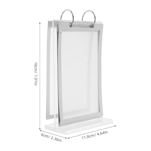 Support de menu acrylique compact pour valoriser vos tables de café - 2