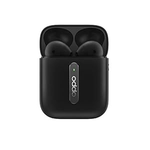 OPPO Enco Free koptelefoon met ruisonderdrukking, Bluetooth 5.0, waterdicht IPX4, zwart