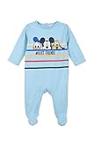  Mickey Mouse, Pyjama Dors Bien, B颩 Gar篮,12 mois,Bleu Clair