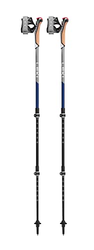 LEKI Traveller Carbon Stöcke, midnightblue-Dark metallic, 90-130cm