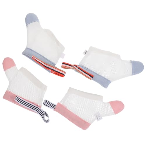 Guantes transpirables POPETPOP resistentes de nylon para evitar que el bebé se muerda