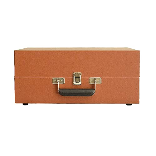 AURADO Phonographe créatif Antique Bluetooth Audio Vinyle Tourne-Disque PU rétro phonographe en Bois européen (Tourne… - Les Beatles, Paul McCartney, John Lennon, RIngo Starr, George Harrison AURADO Phonographe créatif Antique Bluetooth Audio Vinyle Tourne-Disque PU rétro phonographe en Bois européen (Tourne… – Image 4
