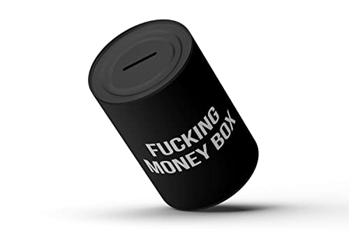 FISURA - Tirelire Originale pour Adultes avec Le Message f*cking Money Box. Grande Tirelire à casser. Dimensions : 13 x 20 centimètres.