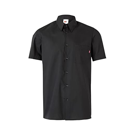 Velilla 531; Camisa de Manga Corta; Color Negro; Talla 3XL