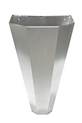 Little Giant® Restraining Cone | Galvanized Steel Cone with Flat Back Design | Easy to Clean | Chicken Processing Equipment | Large