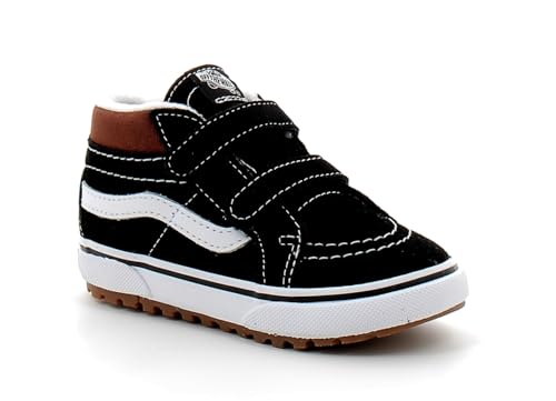 Baskets Vans SK8-MID Noir Enfants : Les Chaussures Idéales pour l'École et le Parc