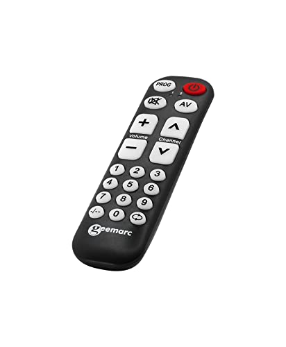 Geemarc TV1, Easy-to-use Universal Remote Control with 19 Programmable Buttons for Seniors - Image 2