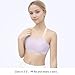 SALIA GIRL Seamless Crossback Training Bra for Tween & Teen Ultra Soft Light Sport Bras, Purple, Large