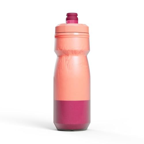Image of CamelBak Podium Chill Insulated Bike Squeeze Water Bottle, Cold Retention for Cycling, 21oz, Mercury Blush