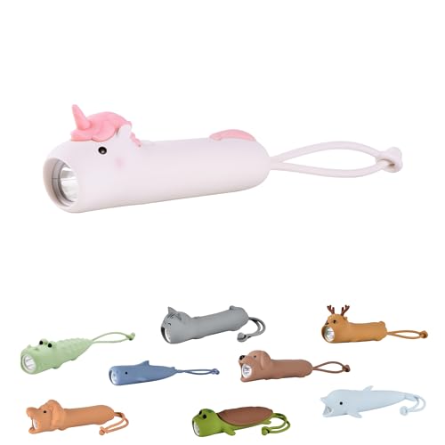 Winkee - Taschenlampe Einhorn Nova I Kleine Taschenlampe LED aufladbar I Mit Akku I Ca. 12 Stunden Akkulaufzeit