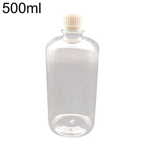 Preisvergleich Produktbild KingbeefLIU 500 Ml Durchsichtige Laborversiegelte Flasche Mit Chemischen Reagenzien Probenflüssigkeit Vorratsbehälter Tragbare Hauptreiseabfüllung Leere Flaschen Transparent