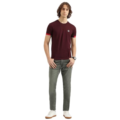 Image of UNITED COLORS OF BENETTON Men's Solid Regular Fit Polo Shirt