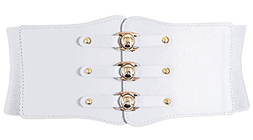 Nanxson Womens Elastic Wide Waist Band Tied Waspie Corset Obi Waist Belt PDW0077