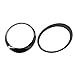 KYYET Gloss Black Driver & Passenger Side Headlight Trim Ring Bezel Compatible with Mini Cooper 2007-2014 R56 R56 R57 R58 R59