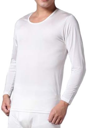 Amazon ２枚組 シルクニット紳士 メンズ 長袖インナーシャツ３色 インナーシャツ 通販