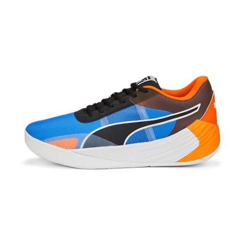 Puma Fusion Nitro Team, Zapatillas Deportivas, Unisex Adulto, Bluemazing-Vibrant Orange, 38 Eu