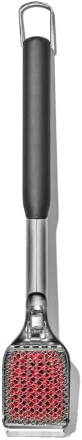 OXO Softworks Grilling Coiled Cleaning Stainless Steel Grill Brush with Replaceable Head